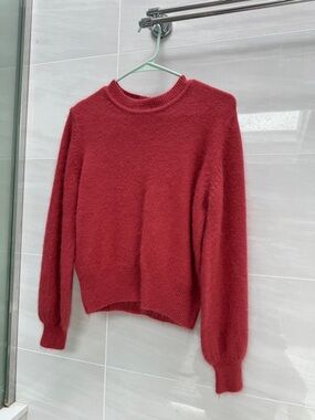 Classic Fluffy Crewneck Women's Sweater